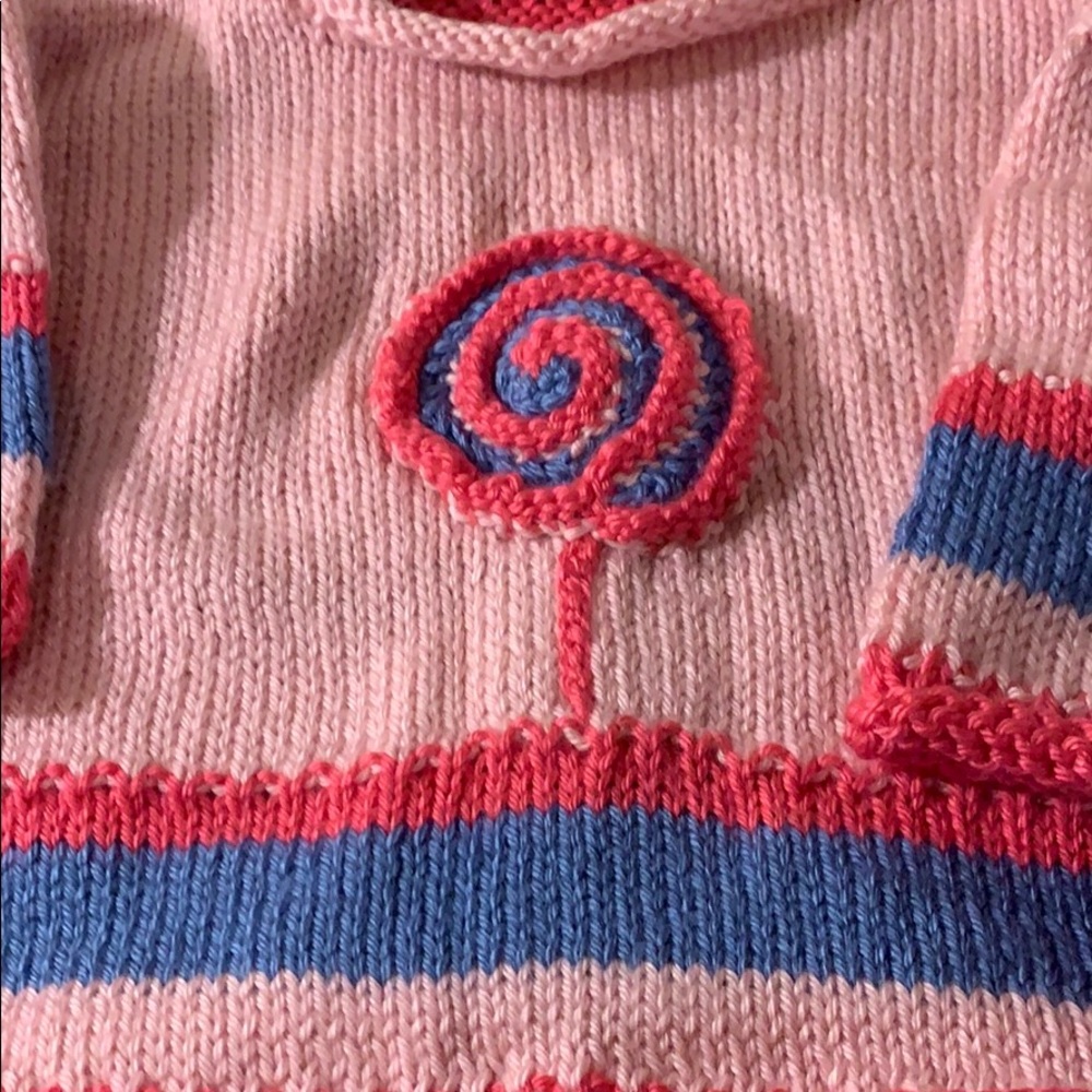 NWT Hand Knit Toddler Pullover Sweater Super Soft - Picture 4 of 4